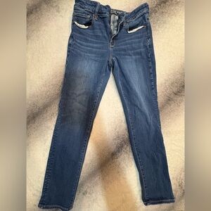 American Eagle Blue Wash Skinny Next Level Stretch Denim Jeans 10 Regular